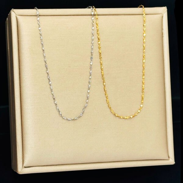 Broken Sky Star Fine Chain Titanium Steel Necklace